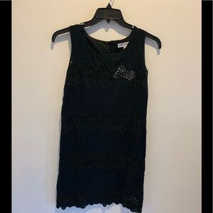 Gretchen Scott Black Rayon Summer Dress. Size XXS.​​​​​​​​​​​​​​​​​​​​
